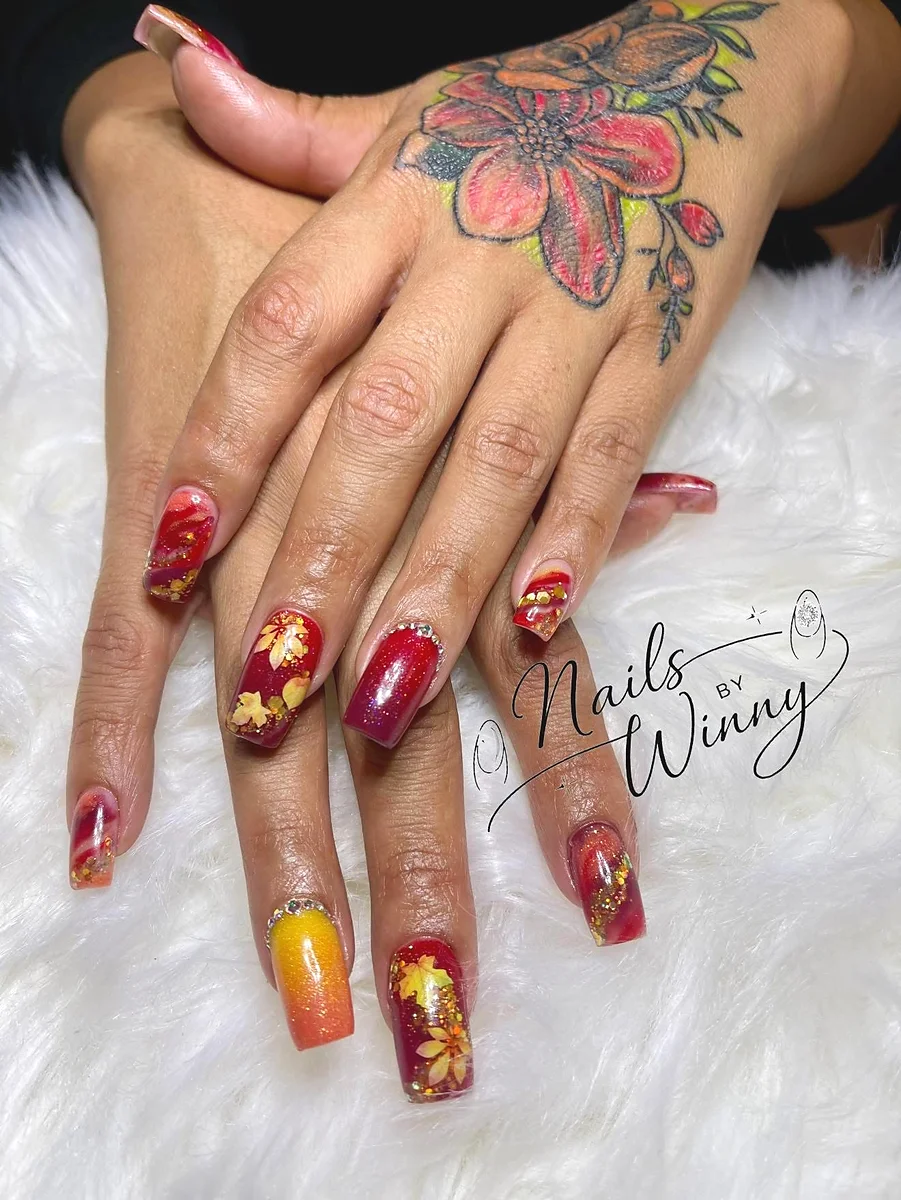 Gel nail enhancements Maiden Nails Webster NY